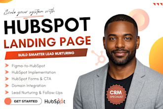 hubspot website , hubspot landing page , figma to hubspot , hubspot template cms