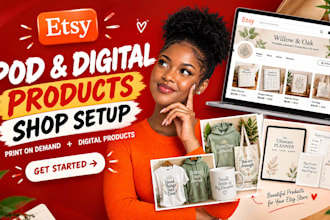 etsy digital product etsy store setup etsy product listing digital products