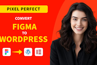 convert figma or image to wordpress using elementor