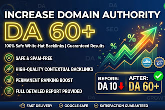 increase moz da domain authority 60 plus