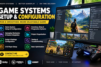 configure and optimize your game systems and features