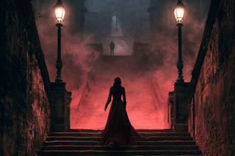 make fantasy book cover, thriller book cover design