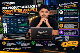 do profitable amazon fba product research and competitor analysis