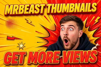 create extreme mrbeast style viral youtube thumbnails