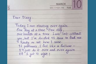 convert handwritten notes into clean typed text