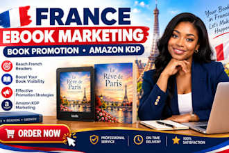 do france ebook marketing, book promotion, france amazon kdp marketing