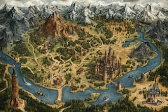 draw a map illustration for your project