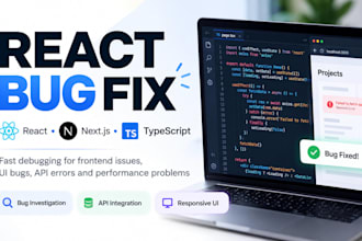 fix react next typescript frontend bugs and issues