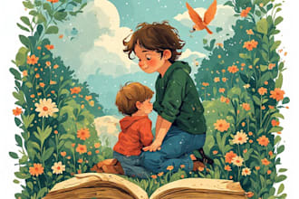 children book illustration and children book illustration