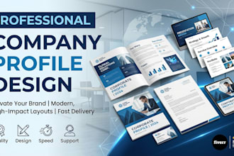 design company profile brochure booklet and handbook