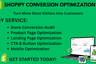 do shopify cro store audit to increase sales conversion