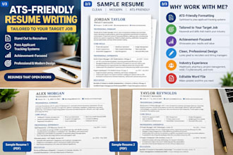 write ats friendly resumes tailored to your target job
