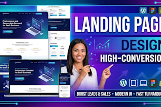 landing page wireframing, prototyping, interface design