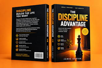 create custom book cover or ebook cover designs