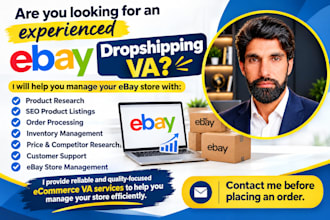 be your ebay dropshipping VA