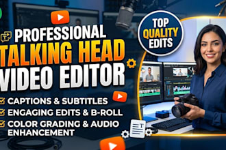 do a talking head video editing