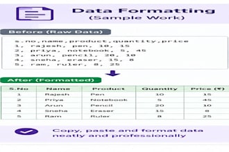 do accurate data entry, copy past and web reserch