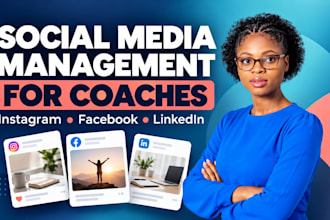 be your social media manager for fitness coach social media