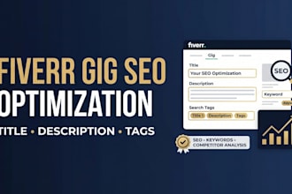 optimize your fiverr gig SEO, title, tags and description