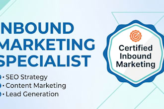 be your inbound marketing specialist and strategy expert