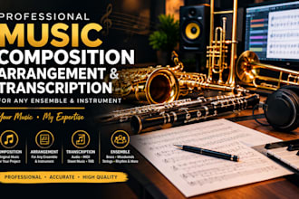 compose, arrange, or transcribe for any ensemble and instrument