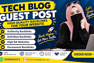 publish a tech guest post on high authority tech websites