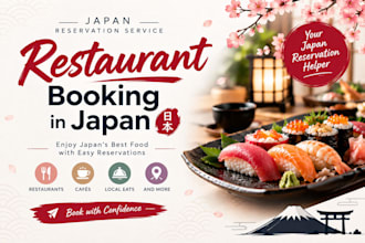 book any restaurant, salon, concert or event in japan