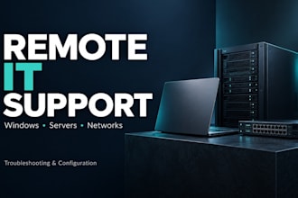 provide remote IT support and troubleshoot windows issues