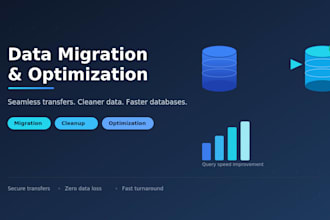 handle database migration, cleanup, and optimization,data management