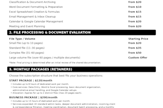 be your virtual assistant for admin work
