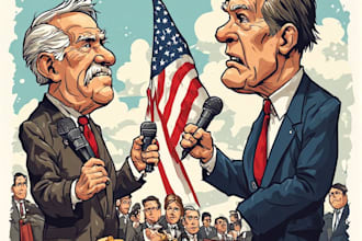 digital political cartoon for political cartoon
