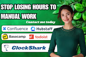 setup basecamp confluence todoist toggl clockshark float hubstaff eway crm odoo