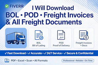download freight documents bol pod invoices and shipping doc