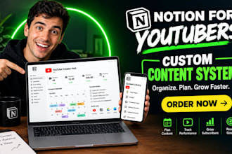 create a custom notion content workflow for youtubers and creators