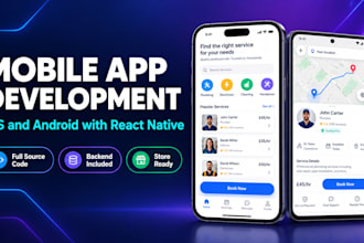 build a react native mobile app for ios and android