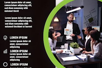 design a professional and modern flyer for your business