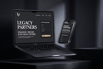 design a modern law firm or lawyer website