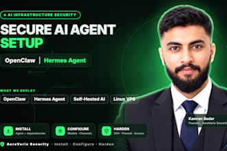 securely install openclaw, hermes agent, and self hosted ai agents
