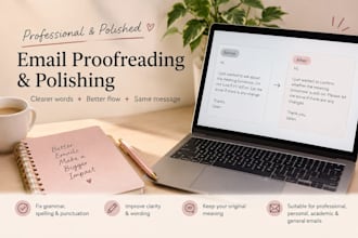 proofread and polish your english emails