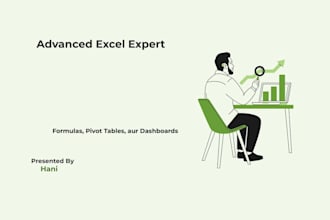 create advanced excel formulas and dashboards
