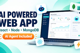 build an ai powered mern web app with ai agent