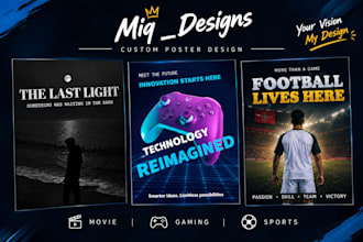 design modern and creative posters