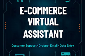 be your ecommerce virtual assistant for email and customer support