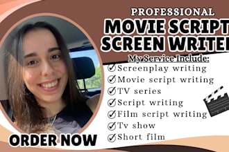 do screenplay writing movie script screen writing film script tv show short film