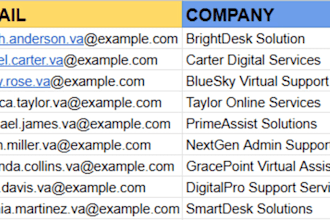 do your administrative work data entry