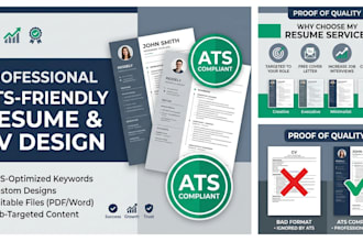 create a professional and ats friendly CV resume