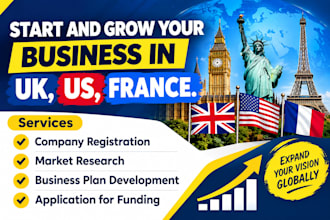 do uk, us, france company registeration with company formation for non residents