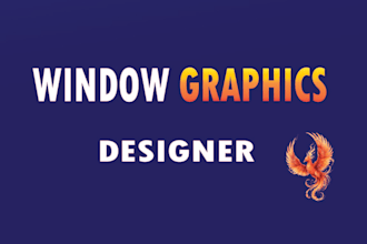 design professional window graphics