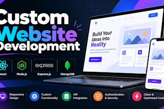 develop a custom website or web application