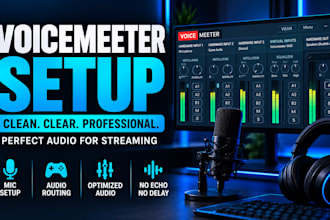 configure voicemeeter for clean obs streaming audio